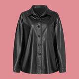 Blouson de moto en cuir pour femme