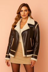 Fleece-lined Thickened Lapel Jacket