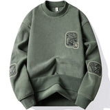 Warm Leisure Pullover Autumn And Winter New Double-sided Polar Fleece Sweater Men