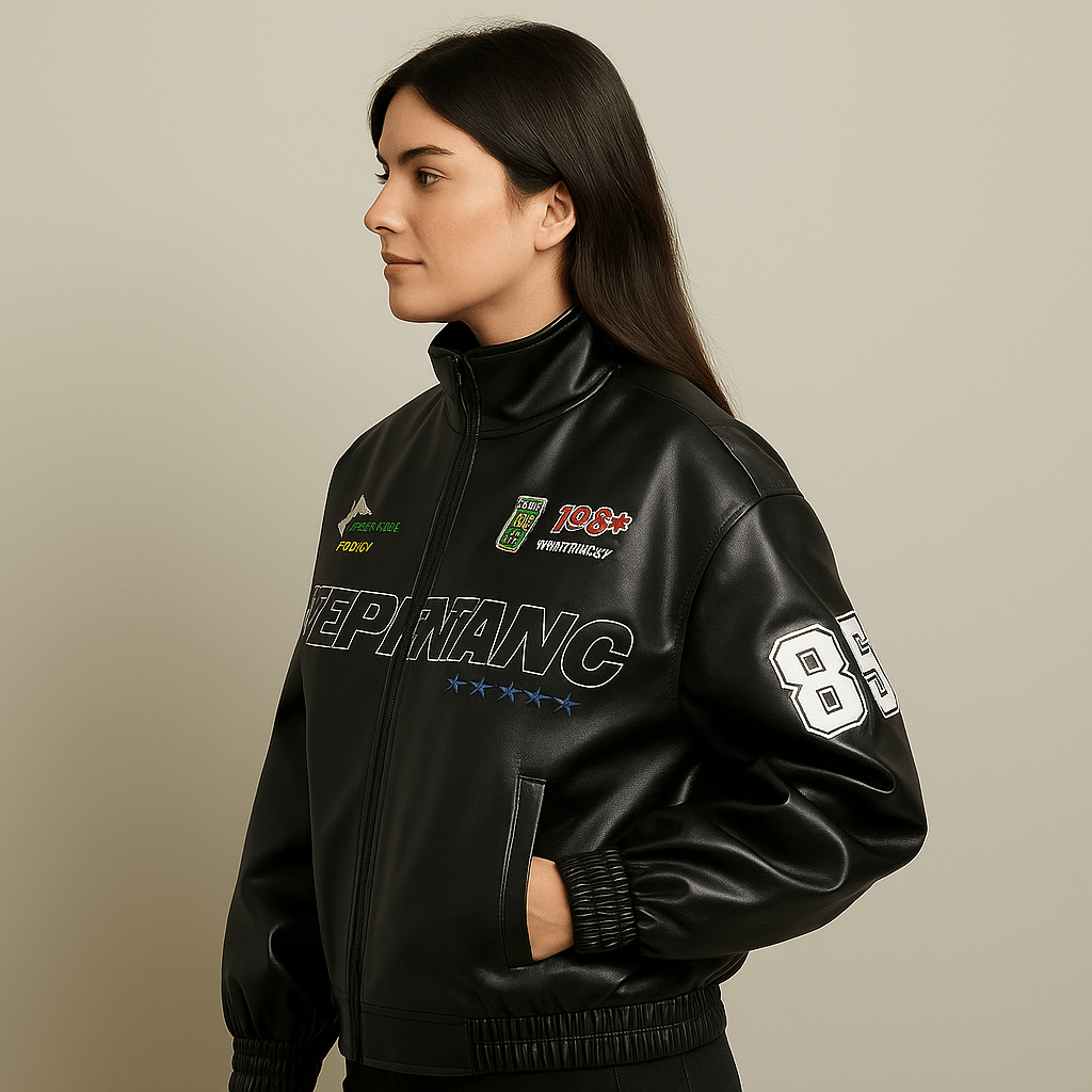 Blouson en Cuir Street Les - Halles ® - oryass.com