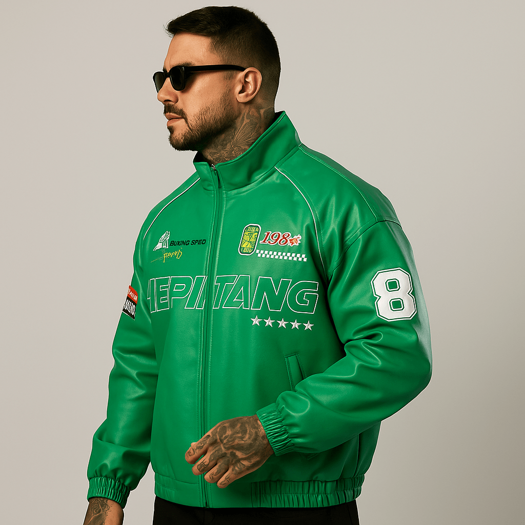 Blouson en Cuir Street Les - Halles ® - oryass.com