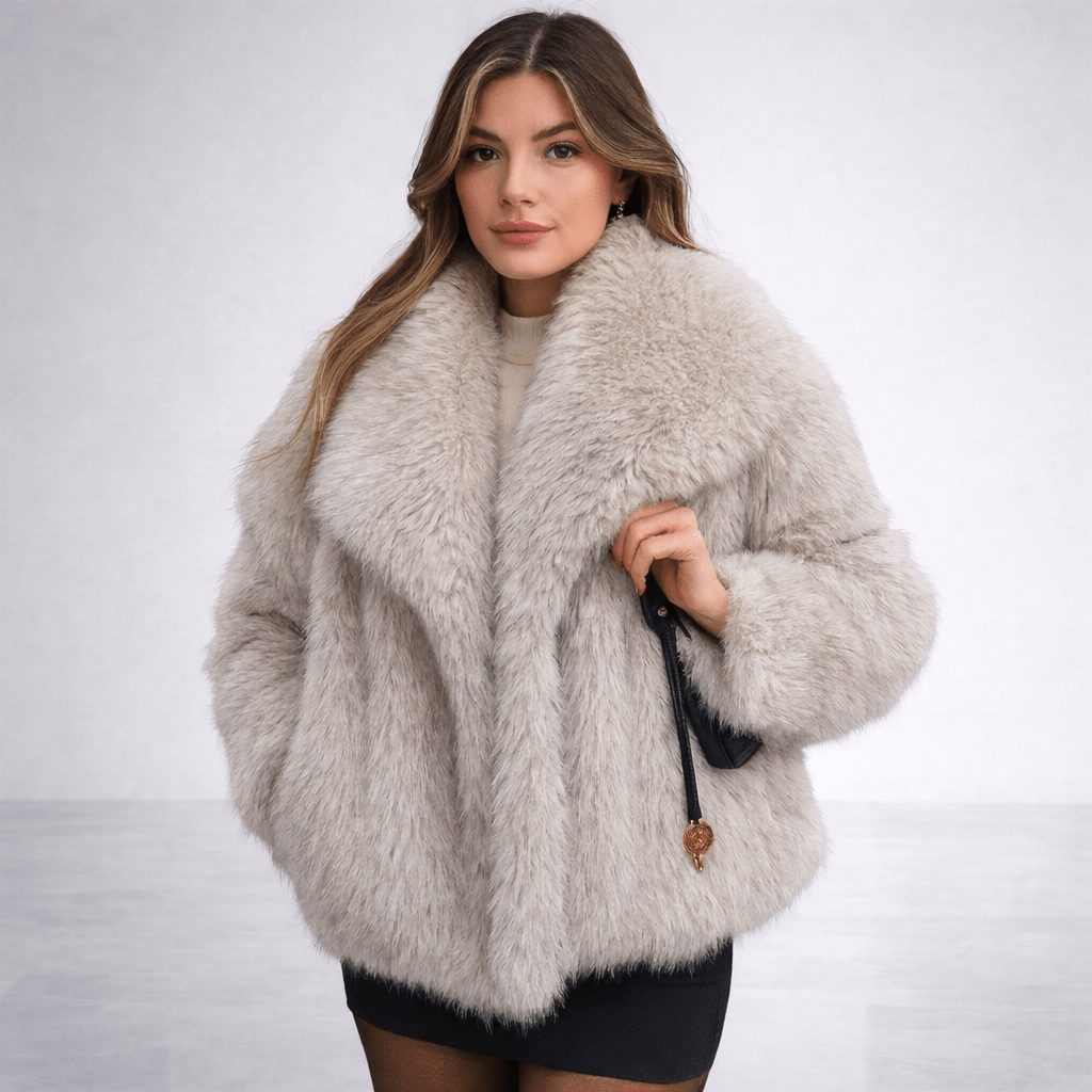 Faux fur coat - oryass.com