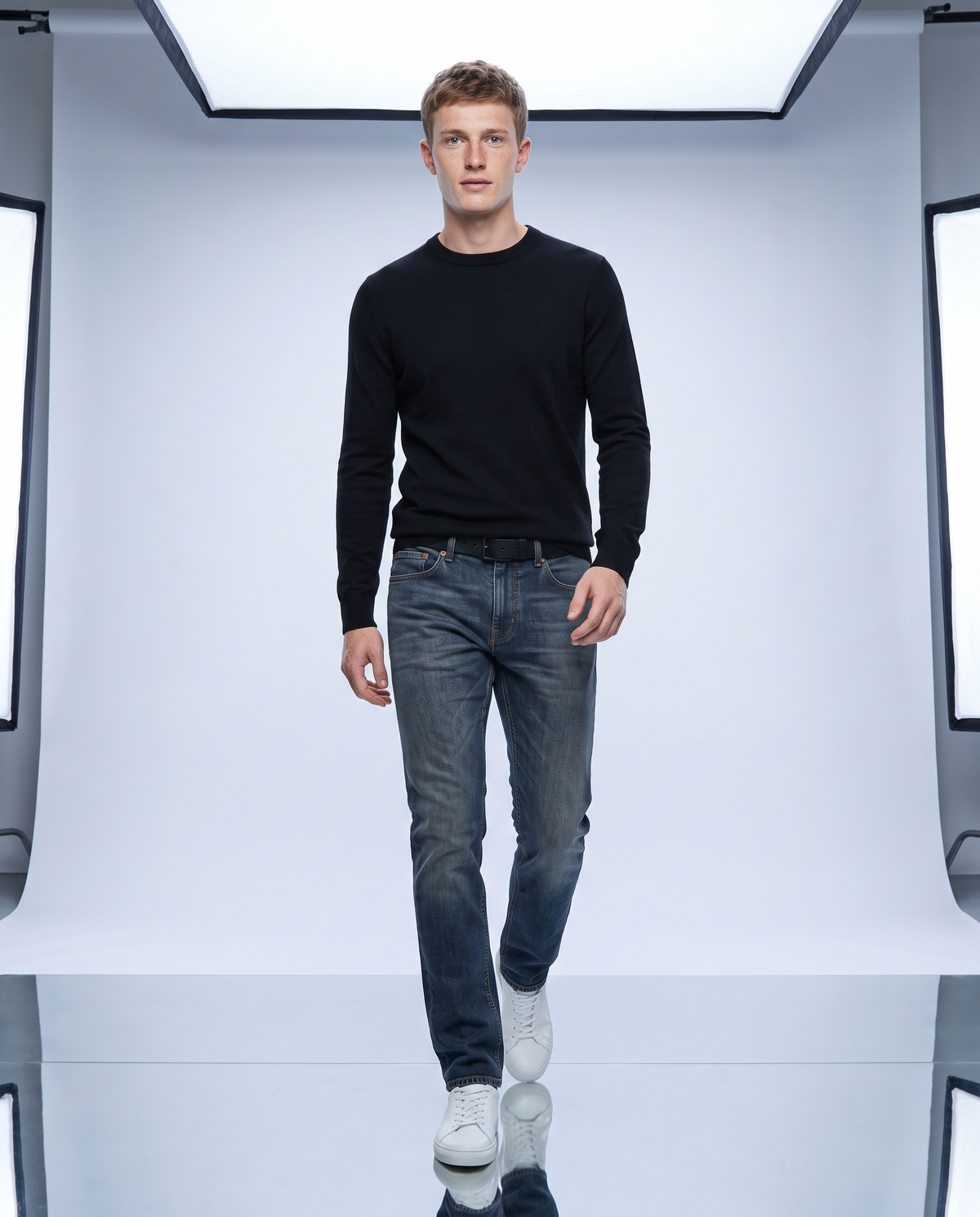 Jean Slim Montmartre bleu vintage foncé