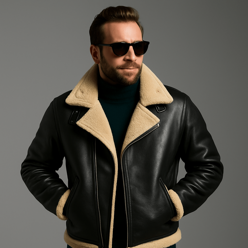 Manteau en cuir de mouton Polaire Jora ® - oryass.com