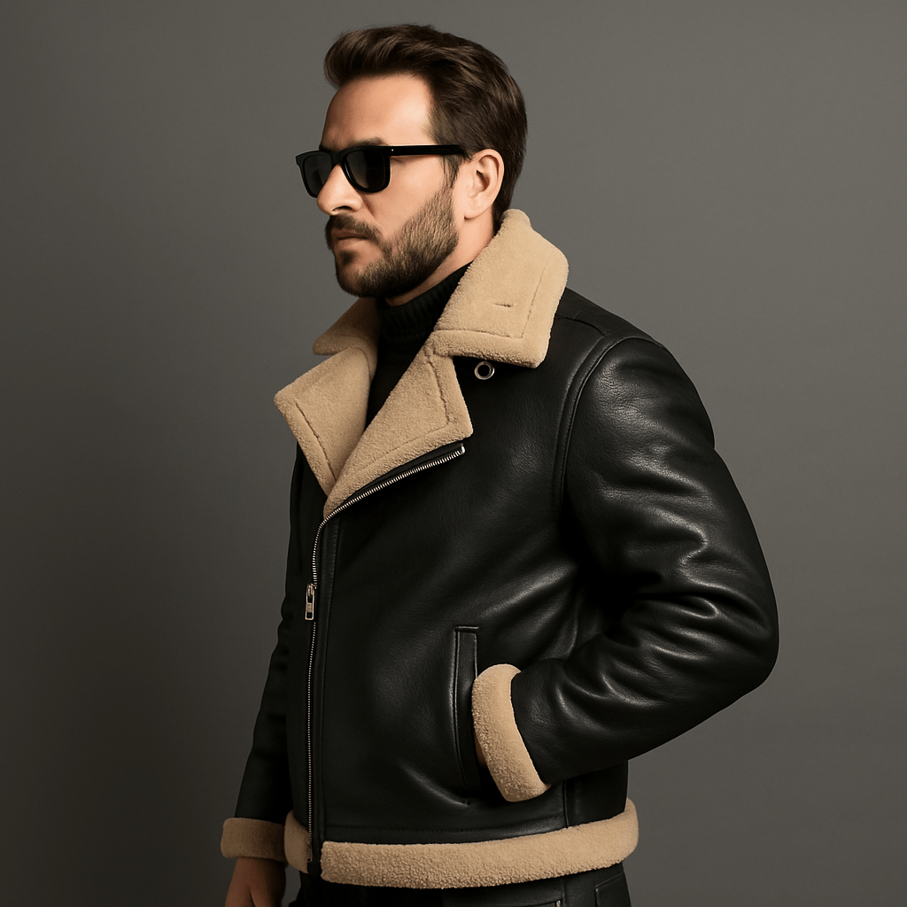 Manteau en cuir de mouton Polaire Jora ® - oryass.com