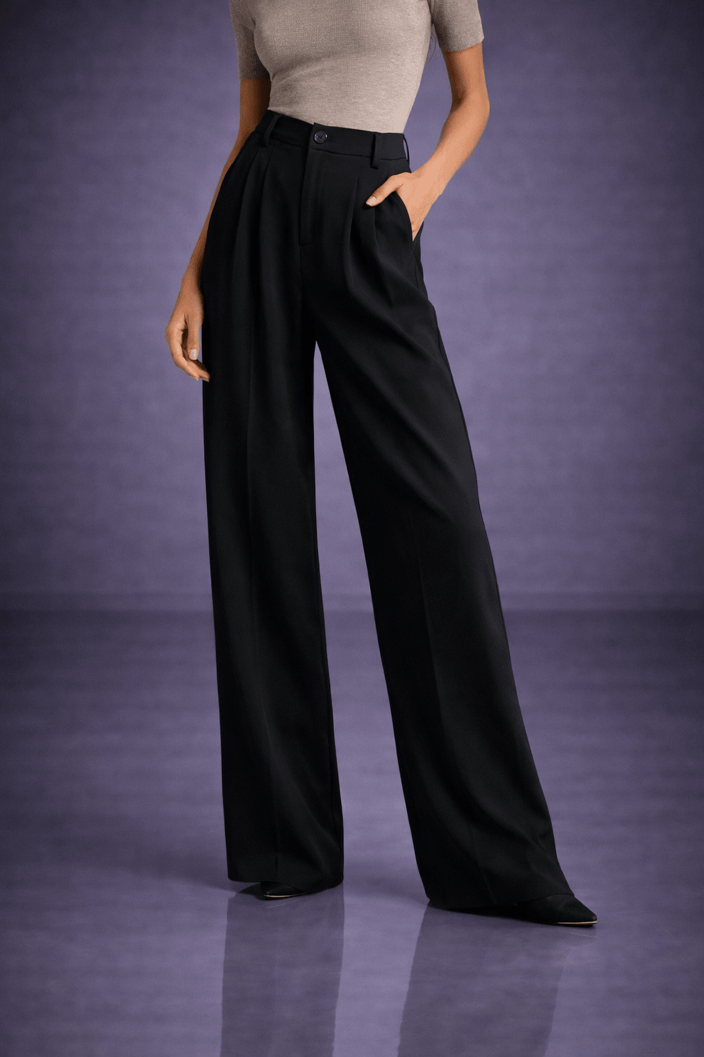 Pantalon de costume affirmé et sophistication moderne. - oryass.com
