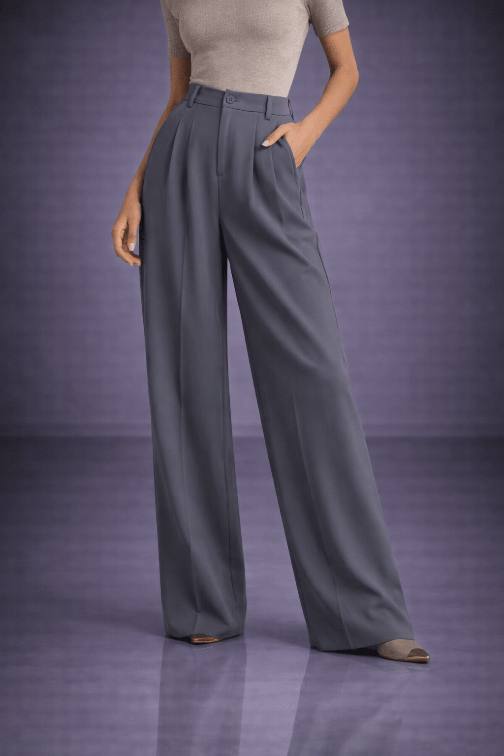 Pantalon de costume affirmé et sophistication moderne. - oryass.com