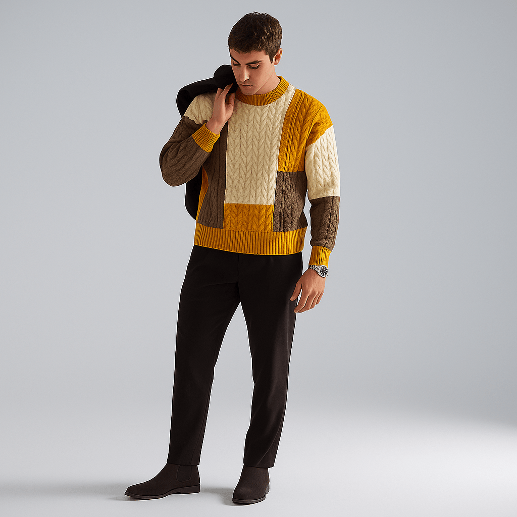 Pull à Col Rond - oryass.com