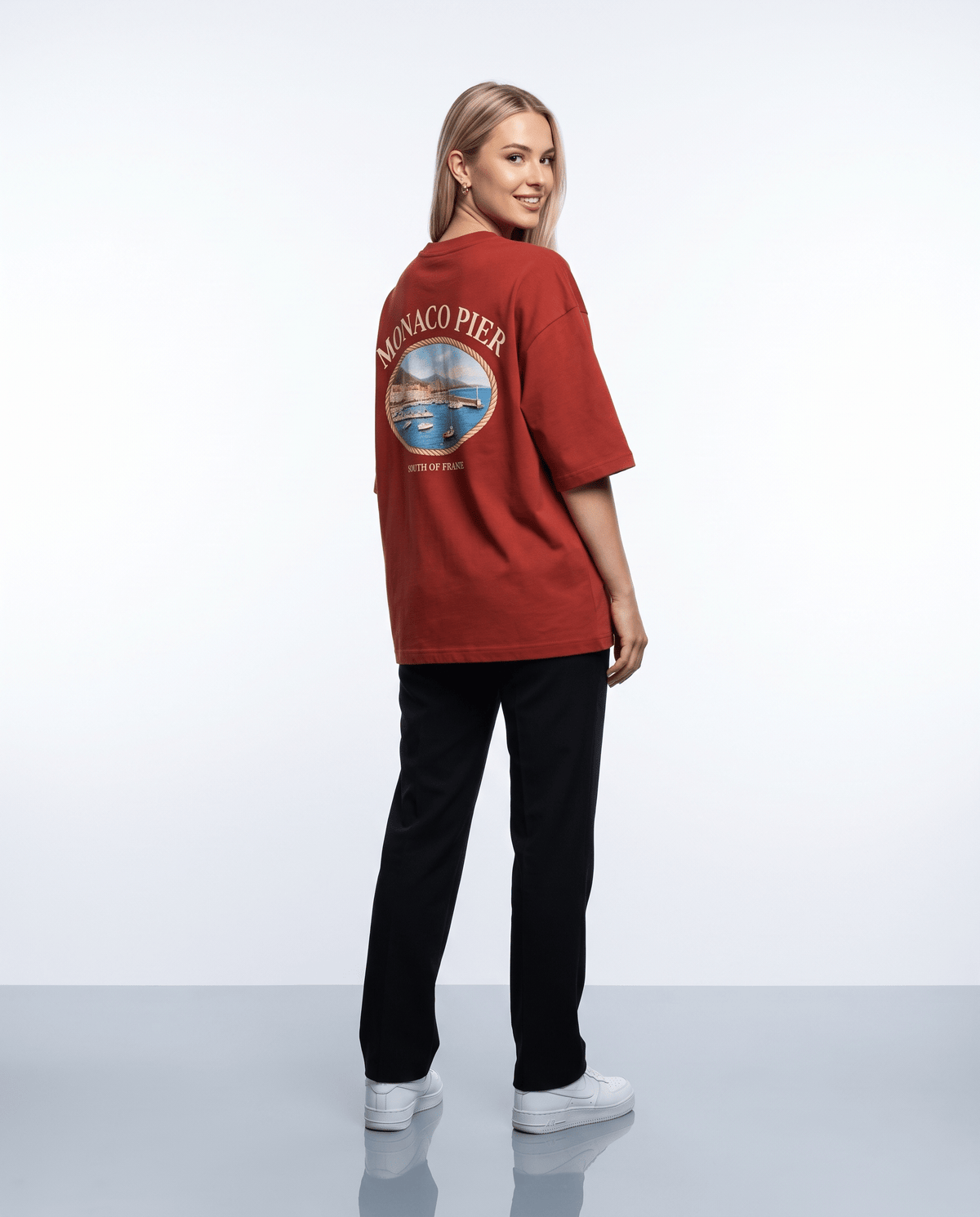 T-shirt oversize Riviera Club Monaco Pier, deuxième vue