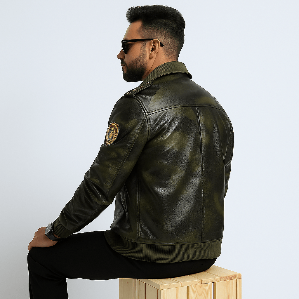 Veste en Cuir Montaigne ® - oryass.com