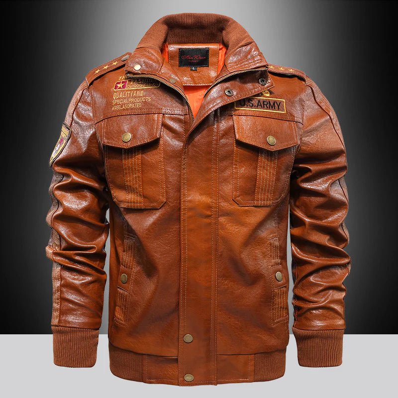 Veste en Cuir Montaigne ® - oryass.com