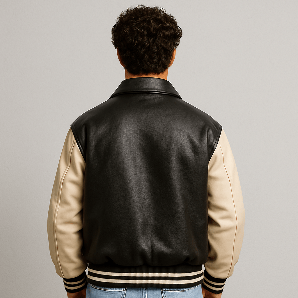 Veste en similicuir pour homme. - oryass.com