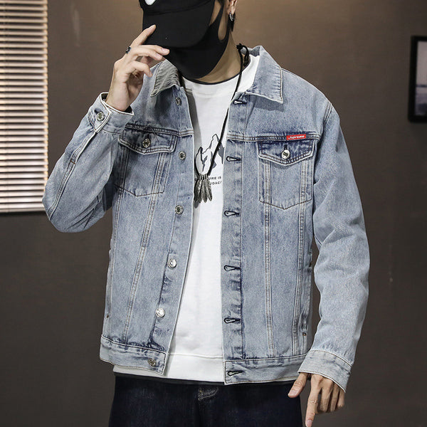 Oversized Slim Korean Fashion Casual Washed Casual Denim Jacket