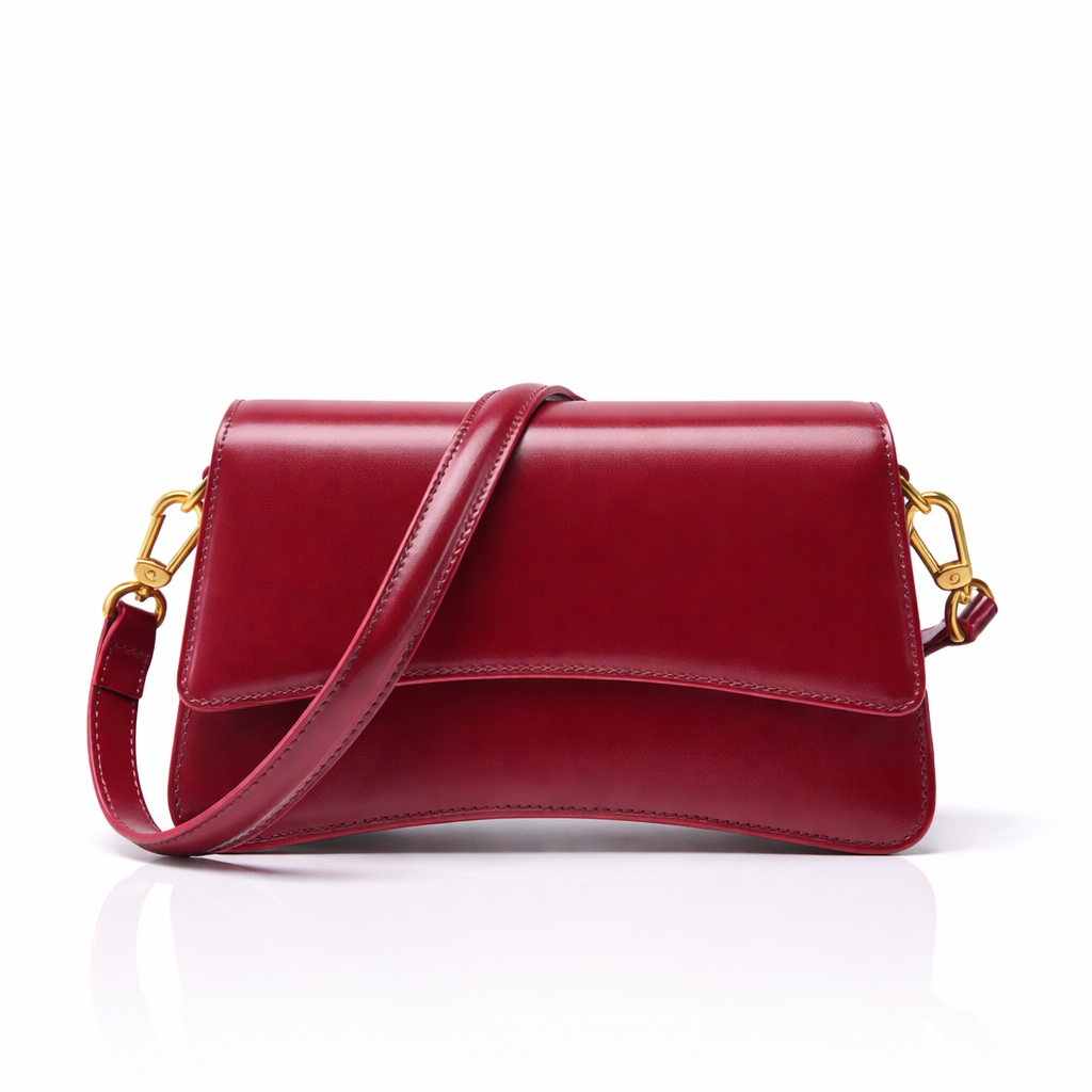 Genuine Leather Shoulder Crossbody Bag