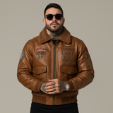 Lambswool Fleece-lined Thickened Suede Fabric Jacket