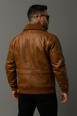 Lambswool Fleece-lined Thickened Suede Fabric Jacket