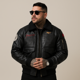 Lambswool Fleece-lined Thickened Suede Fabric Jacket