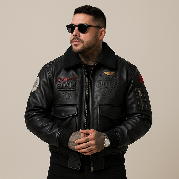 Lambswool Fleece-lined Thickened Suede Fabric Jacket