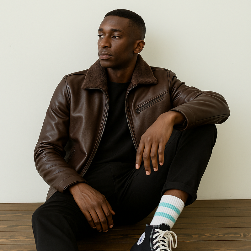 Harvy Polaire®  Fuji en cuir PU