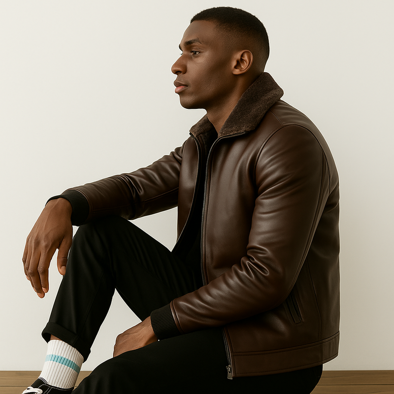 Harvy Polaire®  Fuji en cuir PU