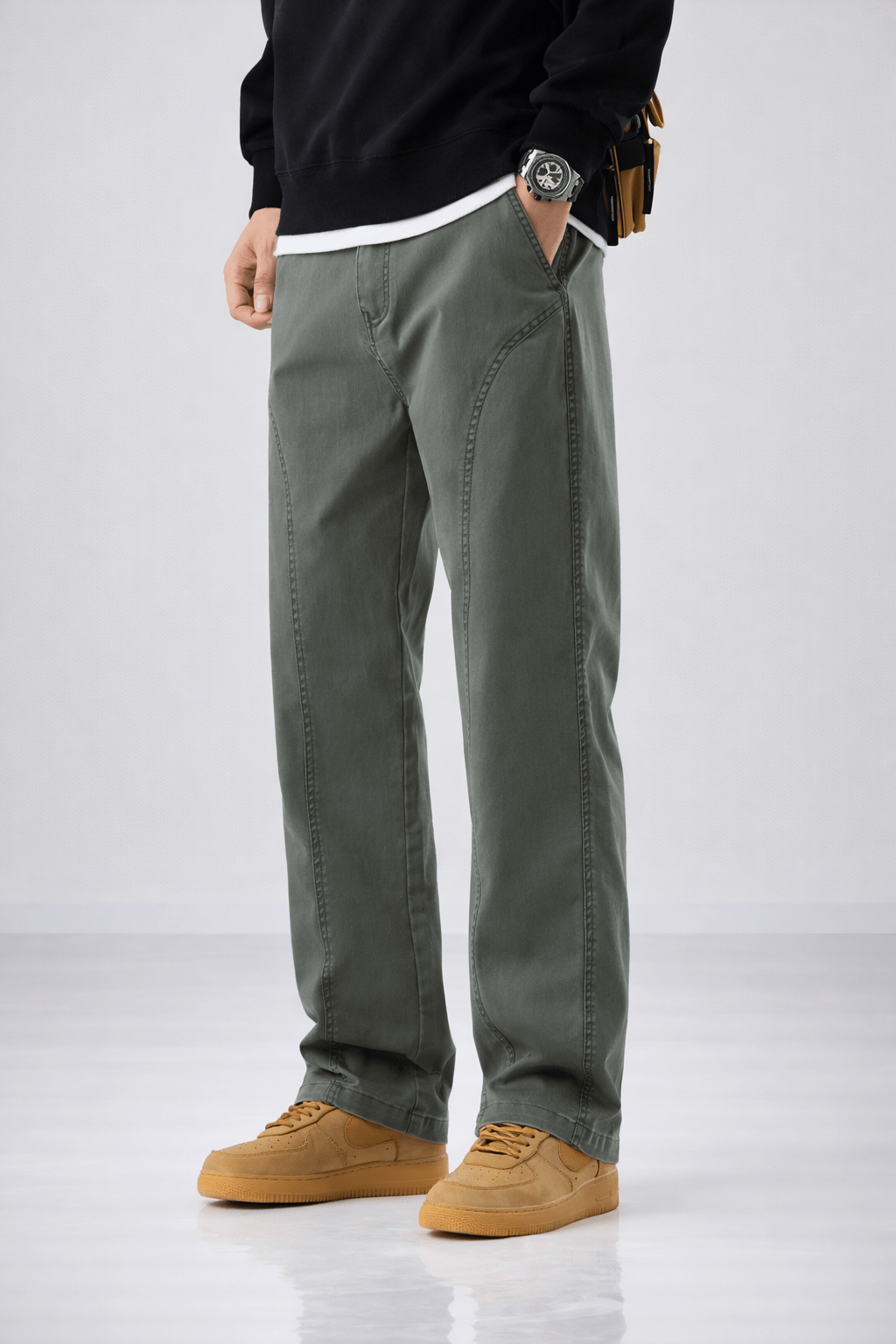 American - style cotton work pants - oryass.com