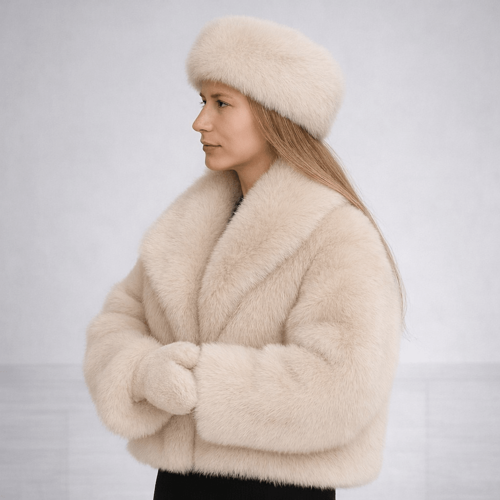 Faux fur coat - oryass.com
