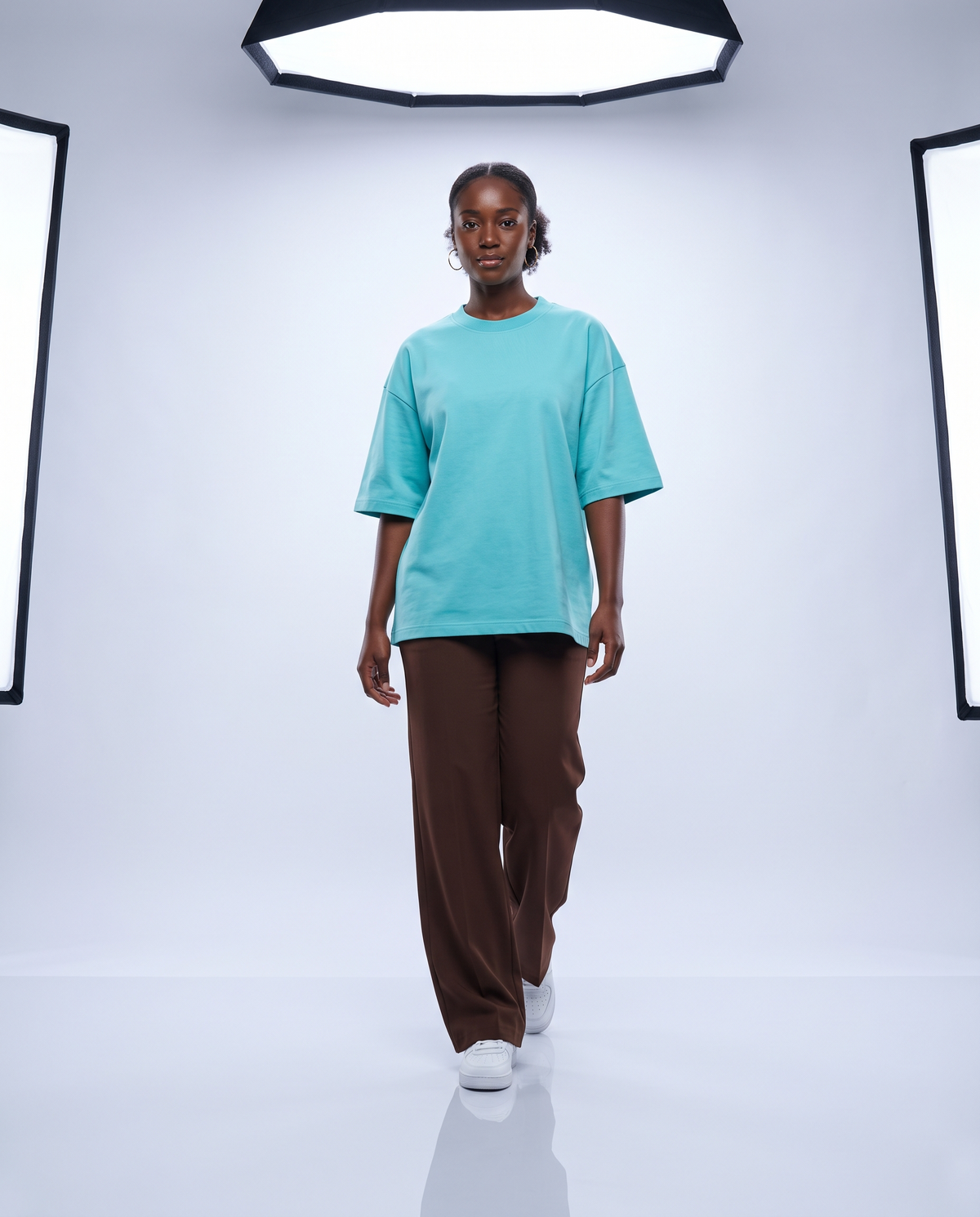 T-shirt Oversize Oken 230 turquoise