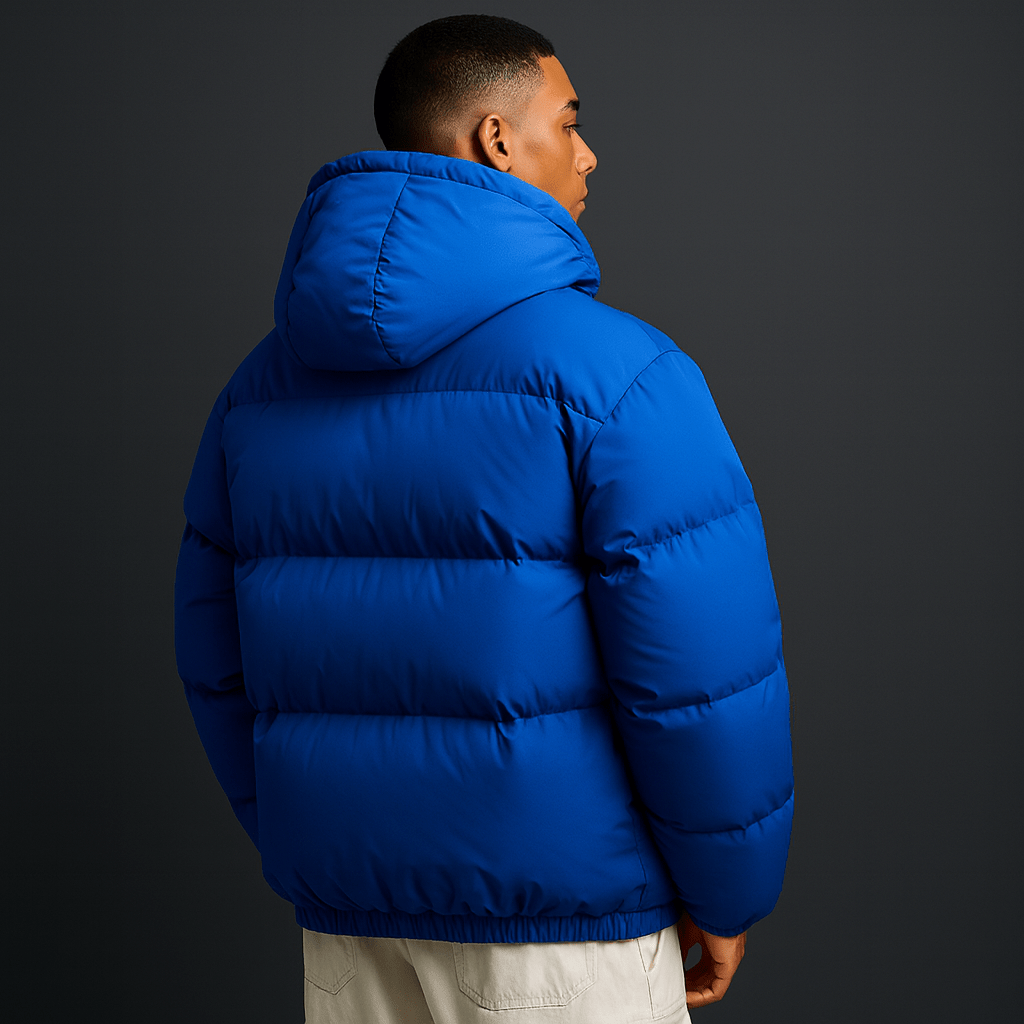 Men's Loose Hooded Cotton - padded Jacket - oryass.com