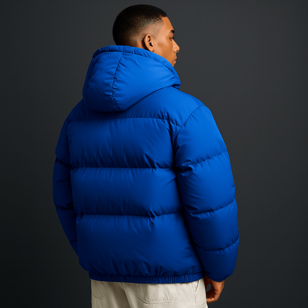 Men's Loose Hooded Cotton - padded Jacket - oryass.com