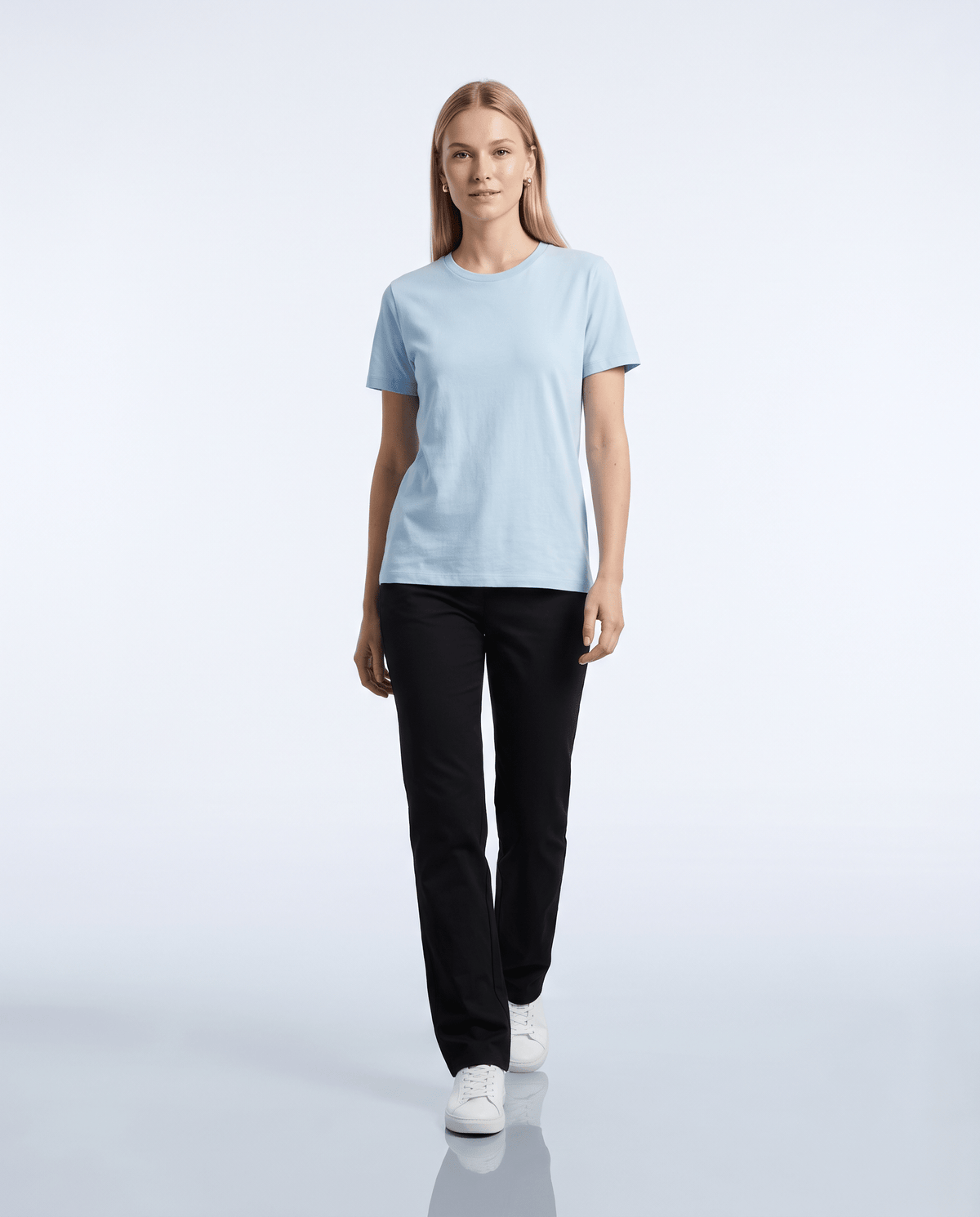 T-shirt Essentiel Palma Oryass, coloris bleu lac