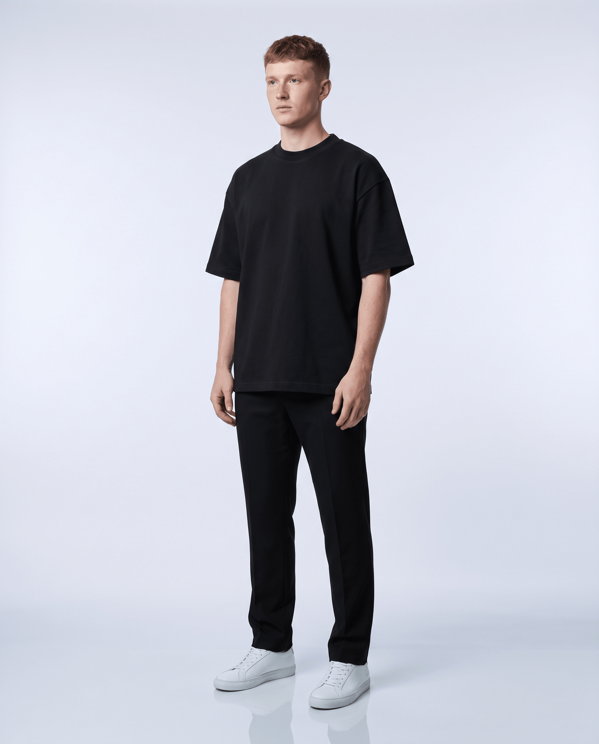 T-shirt lourd Kaize 310 g Oryass, coloris blanc, autre vue