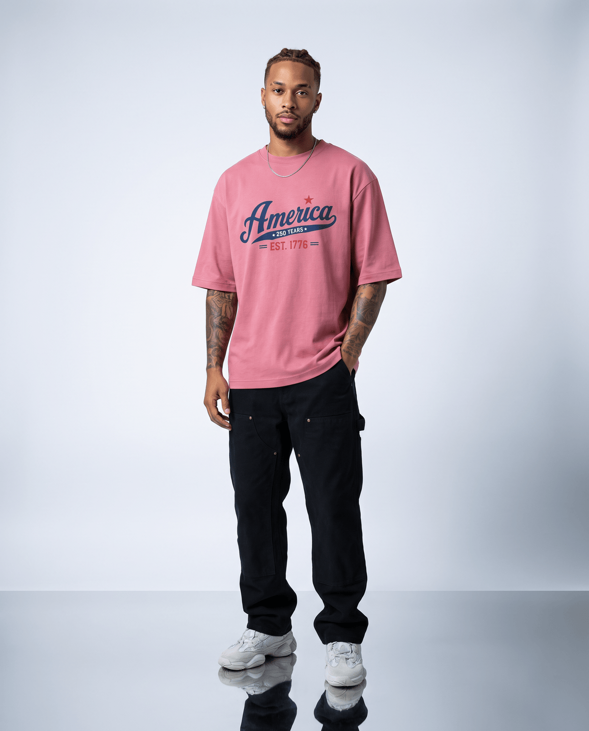 T-shirt oversize Riviera Club America 250, deuxième vue