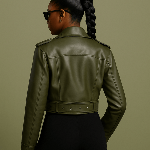 Veste en Cuir Army ® - oryass.com